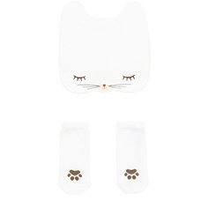 Хлопковый комплект из шапки и пинеток Dolce & Gabbana