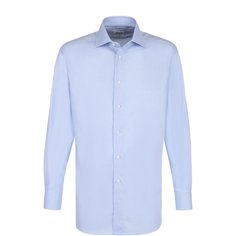 Хлопковая сорочка с итальянским воротником Brioni