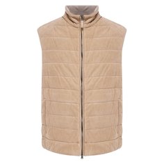 Кожаный жилет Brioni