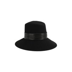Фетровая шляпа с кожаной лентой Saint Laurent