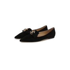 Замшевые балетки Gala Jimmy Choo