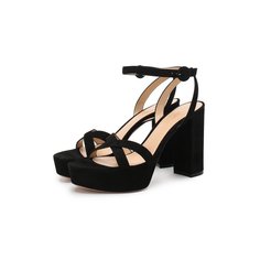 Замшевые босоножки Poppy 70 Gianvito Rossi