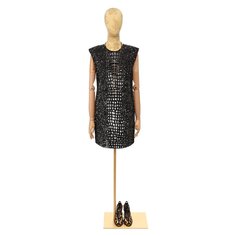 Платье с пайетками Versace