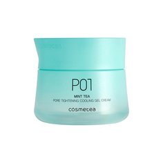 Гель-крем для лица сужающий поры Mint Tea Cosmetea