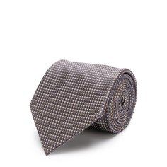 Шелковый галстук с узором Brioni