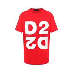 Хлопковая футболка Dsquared2