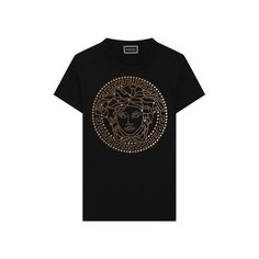 Хлопковая футболка Versace