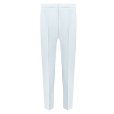 Брюки из смеси шерсти и шелка Alexander McQueen