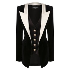 Хлопковый жакет Balmain