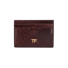 Футляр для кредитных карт из кожи ящерицы Tom Ford