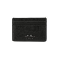 Кожаный футляр для кредитных карт Smythson