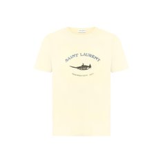 Хлопковая футболка Saint Laurent