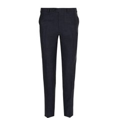 Брюки из смеси шерсти и льна Brioni