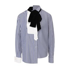 Рубашка в полоску Sacai