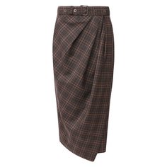 Шерстяная юбка Brunello Cucinelli