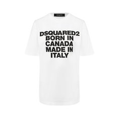 Хлопковая футболка Dsquared2