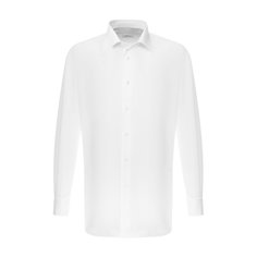 Хлопковая рубашка с воротником кент Brioni