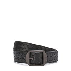 Кожаный ремень с металлической пряжкой Bottega Veneta