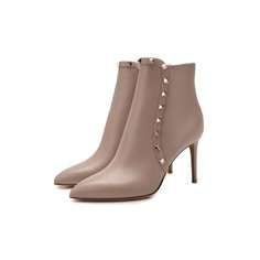 Кожаные ботильоны Valentino Garavani Rockstud Valentino