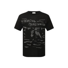 Хлопковая футболка Saint Laurent
