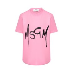 Хлопковая футболка MSGM