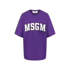 Хлопковая футболка MSGM