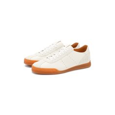 Кожаные кеды Santoni