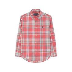 Хлопковая рубашка с воротником button down Ralph Lauren