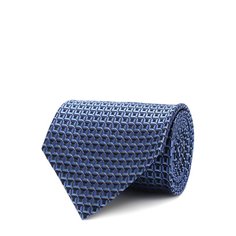 Шелковый галстук с узором Ermenegildo Zegna