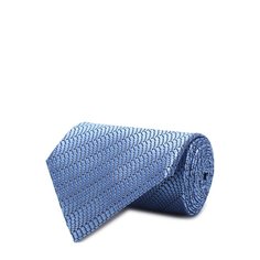 Шелковый галстук с узором Ermenegildo Zegna