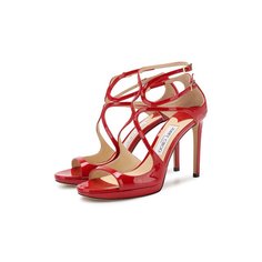 Кожаные босоножки Lance 100 Jimmy Choo