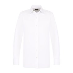 Хлопковая сорочка с воротником кент Tom Ford