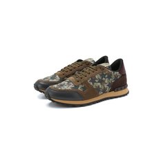 Кожаные кроссовки Valentino Garavani Rockrunner Valentino