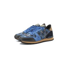 Кожаные кроссовки Valentino Garavani Rockrunner Valentino