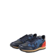 Комбинированные кроссовки Valentino Garavani Rockrunner с камуфляжным принтом Valentino