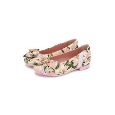 Кожаные балетки Dolce & Gabbana