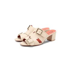 Кожаные мюли Santoni