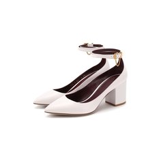 Кожаные туфли Valentino Garavani Tiny Chain Valentino