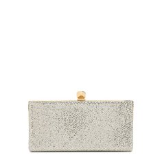 Металлизированный клатч Celeste S Jimmy Choo
