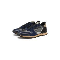 Кожаные кроссовки Valentino Garavani Rockrunner Valentino