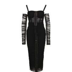 Приталенное платье со шнуровкой на бретельках Dolce & Gabbana
