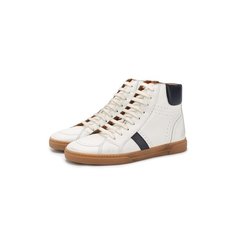 Кожаные кеды Saint Laurent