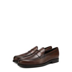 Кожаные пенни-лоферы с внутренней меховой отделкой Tod’s Tods