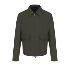 Куртка из смеси льна и хлопка на молнии Brioni