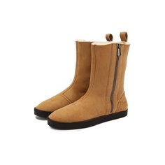 Замшевые сапоги с плетением intrecciato Bottega Veneta