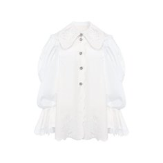 Блузка из смеси хлопка и льна Dolce & Gabbana