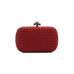 Клатч Chain Knot из сатина Bottega Veneta