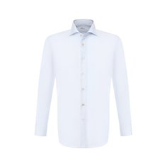 Хлопковая рубашка с воротником кент Kiton