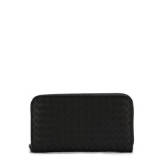 Кожаное портмоне с плетением intrecciato Bottega Veneta