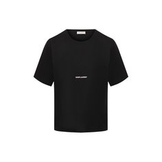 Хлопковая футболка Saint Laurent